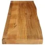 Tablero de mesa borde natural madera maciza mango 180x20x3,8 cm by , Table tops - Ref: Foro24-370569, Price: 226,16 €, Discou...