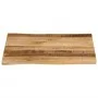 Tablero de mesa borde natural madera maciza mango 60x60x2,5 cm by , Table tops - Ref: Foro24-370666, Price: 69,83 €, Discount: %
