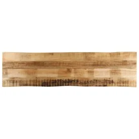 Tablero de mesa borde natural madera maciza mango 160x40x2,5 cm by , Table tops - Ref: Foro24-370664, Price: 104,93 €, Discou...