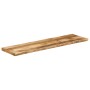 Tablero de mesa borde natural madera maciza mango 160x40x2,5 cm de , Tableros para mesas - Ref: Foro24-370664, Precio: 109,26...
