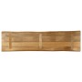 Tablero de mesa borde natural madera maciza mango 160x40x2,5 cm de , Tableros para mesas - Ref: Foro24-370664, Precio: 109,26...