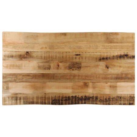 Tablero de mesa borde natural madera maciza mango 100x60x2,5 cm de , Tableros para mesas - Ref: Foro24-370670, Precio: 86,54 ...