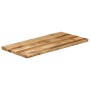 Tablero de mesa borde natural madera maciza mango 100x60x2,5 cm de , Tableros para mesas - Ref: Foro24-370670, Precio: 86,54 ...