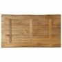 Tablero de mesa borde natural madera maciza mango 100x60x2,5 cm de , Tableros para mesas - Ref: Foro24-370670, Precio: 86,54 ...