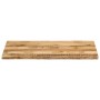 Tablero de mesa borde natural madera maciza mango 120x60x2,5 cm de , Tableros para mesas - Ref: Foro24-370672, Precio: 99,37 ...