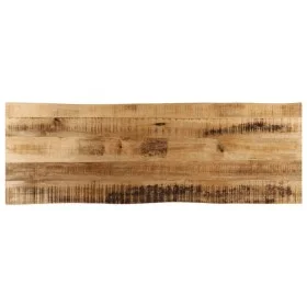 Tablero de mesa borde natural madera maciza mango 110x40x3,8 cm by , Table tops - Ref: Foro24-370685, Price: 81,36 €, Discoun...