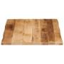 Tablero de mesa borde natural madera maciza mango 70x60x3,8 cm de , Tableros para mesas - Ref: Foro24-370691, Precio: 92,55 €...