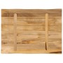 Tablero de mesa borde natural madera maciza mango 70x60x3,8 cm de , Tableros para mesas - Ref: Foro24-370691, Precio: 92,55 €...