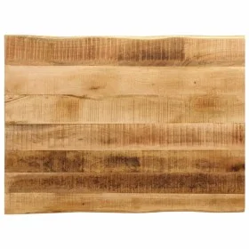 Tablero de mesa borde natural madera maciza mango 90x60x3,8 cm by , Table tops - Ref: Foro24-370693, Price: 79,24 €, Discount: %