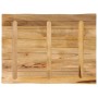 Tablero de mesa borde natural madera maciza mango 90x60x3,8 cm de , Tableros para mesas - Ref: Foro24-370693, Precio: 89,82 €...