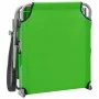 Tumbona con toldo de acero verde de vidaXL, Tumbonas - Ref: Foro24-310335, Precio: 82,16 €, Descuento: %