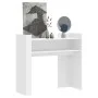 Mesa consola de madera de ingeniería blanca 100x35x90 cm de , Mesas auxiliares - Ref: Foro24-848465, Precio: 65,61 €, Descuen...