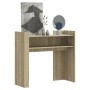 Mesa consola de madera de ingeniería roble Sonoma 100x35x90 cm de , Mesas auxiliares - Ref: Foro24-848467, Precio: 64,55 €, D...
