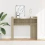 Mesa consola de madera de ingeniería roble Sonoma 100x35x90 cm by , Side tables - Ref: Foro24-848467, Price: 63,59 €, Discoun...
