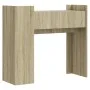 Mesa consola de madera de ingeniería roble Sonoma 100x35x90 cm by , Side tables - Ref: Foro24-848467, Price: 63,59 €, Discoun...