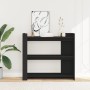 Mesa consola de madera de ingeniería negra 100x35x90 cm de , Mesas auxiliares - Ref: Foro24-848473, Precio: 76,86 €, Descuent...
