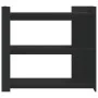 Mesa consola de madera de ingeniería negra 100x35x90 cm de , Mesas auxiliares - Ref: Foro24-848473, Precio: 75,66 €, Descuent...