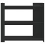 Mesa consola de madera de ingeniería negra 100x35x90 cm de , Mesas auxiliares - Ref: Foro24-848473, Precio: 76,86 €, Descuent...