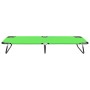 Tumbona plegable de acero verde de vidaXL, Tumbonas - Ref: Foro24-310347, Precio: 54,73 €, Descuento: %
