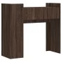 Mesa consola de madera de ingeniería marrón roble 100x35x90 cm de , Mesas auxiliares - Ref: Foro24-848471, Precio: 65,28 €, D...