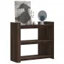 Mesa consola de madera de ingeniería marrón roble 100x35x90 cm by , Side tables - Ref: Foro24-848478, Price: 76,96 €, Discoun...