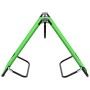 Tumbona plegable de acero verde de vidaXL, Tumbonas - Ref: Foro24-310347, Precio: 54,73 €, Descuento: %