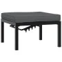 Set de sofás de jardín con cojines 4 piezas aluminio negro de , Conjuntos de jardín - Ref: Foro24-3283687, Precio: 515,65 €, ...
