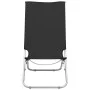 Sillas de playa plegables 2 unidades tela negras de vidaXL, Sillas de jardín - Ref: Foro24-310375, Precio: 82,86 €, Descuento: %