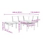 Set de sofás de jardín con cojines 4 piezas aluminio negro de , Conjuntos de jardín - Ref: Foro24-3283687, Precio: 533,78 €, ...