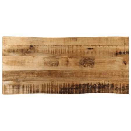 Tablero de mesa borde natural madera maciza mango 80x40x2,5 cm de , Tableros para mesas - Ref: Foro24-370658, Precio: 62,40 €...