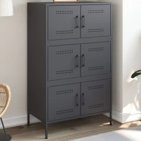Aparador de acero gris antracita 68x39x113 cm by , Sideboards - Ref: Foro24-842960, Price: 150,40 €, Discount: %