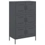 Aparador de acero gris antracita 68x39x113 cm de , Aparadores - Ref: Foro24-842960, Precio: 150,40 €, Descuento: %