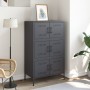 Aparador de acero gris antracita 68x39x113 cm de , Aparadores - Ref: Foro24-842960, Precio: 152,53 €, Descuento: %