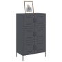Aparador de acero gris antracita 68x39x113 cm de , Aparadores - Ref: Foro24-842960, Precio: 152,53 €, Descuento: %