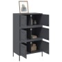 Aparador de acero gris antracita 68x39x113 cm de , Aparadores - Ref: Foro24-842960, Precio: 152,53 €, Descuento: %