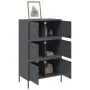 Aparador de acero gris antracita 68x39x113 cm de , Aparadores - Ref: Foro24-842960, Precio: 150,40 €, Descuento: %