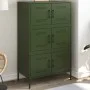 Aparador de acero verde oliva 68x39x113 cm de , Aparadores - Ref: Foro24-842962, Precio: 150,65 €, Descuento: %