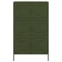 Aparador de acero verde oliva 68x39x113 cm de , Aparadores - Ref: Foro24-842962, Precio: 150,65 €, Descuento: %