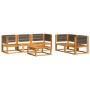 Set de sofás de jardín con cojines 6 pzas madera maciza acacia de , Sofás de exterior - Ref: Foro24-3278833, Precio: 690,29 €...