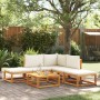 Set de sofás de jardín con cojines 6 pzas madera maciza acacia de , Conjuntos de jardín - Ref: Foro24-3278915, Precio: 546,73...