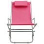 Sillas mecedoras 2 unidades acero rosa de vidaXL, Tumbonas - Ref: Foro24-310341, Precio: 99,29 €, Descuento: %