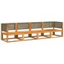 Set sofás de jardín con cojines 4 pzas madera maciza de acacia de , Conjuntos de jardín - Ref: Foro24-3278901, Precio: 440,79...