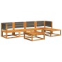 Set de sofás de jardín con cojines 6 pzas madera maciza acacia de , Sofás de exterior - Ref: Foro24-3278827, Precio: 606,00 €...