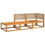 Set de sofás de jardín con cojines 3 pzas madera maciza acacia de , Conjuntos de jardín - Ref: Foro24-3278936, Precio: 311,53...