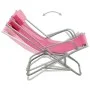 Sillas mecedoras 2 unidades acero rosa de vidaXL, Tumbonas - Ref: Foro24-310341, Precio: 98,46 €, Descuento: %