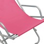 Sillas mecedoras 2 unidades acero rosa de vidaXL, Tumbonas - Ref: Foro24-310341, Precio: 99,29 €, Descuento: %