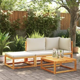 Set de sofás de jardín con cojines 3 pzas madera maciza acacia de , Conjuntos de jardín - Ref: Foro24-3278890, Precio: 288,02...