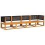 Set sofás de jardín con cojines 4 pzas madera maciza de acacia de , Conjuntos de jardín - Ref: Foro24-3278878, Precio: 423,88...