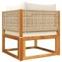 Set de sofás de jardín con cojines 11 pzas madera maciza acacia de , Conjuntos de jardín - Ref: Foro24-3278929, Precio: 1,00 ...