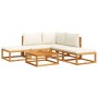 Set de sofás de jardín con cojines 6 pzas madera maciza acacia de , Sofás de exterior - Ref: Foro24-3278846, Precio: 555,96 €...